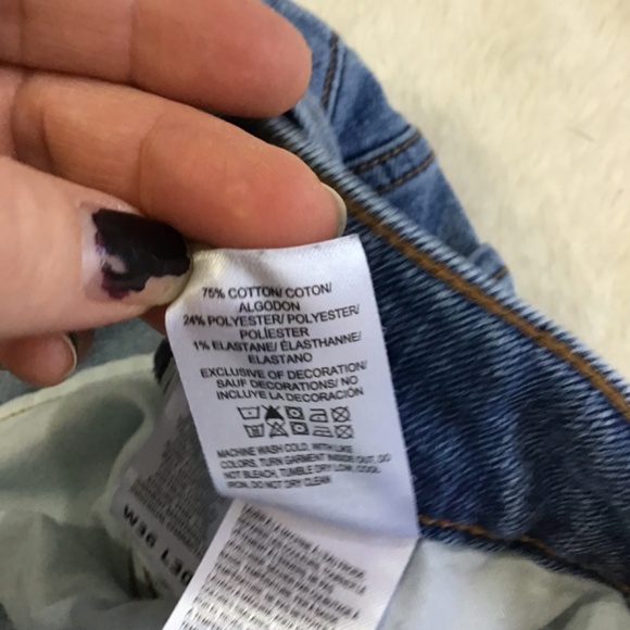 Lucky Men Size 36/30 121 Slim Straight Leg Denim Jean Casual Whiskered Faded - Picture 6 of 13